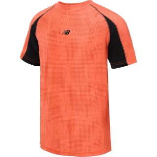NEW BALANCE Boys Vitality Fitted Short Sleeve T Shirt   Size: Small, Orange