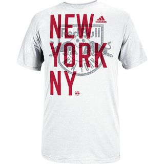 adidas Mens New York Red Bulls Bleed Through Short Sleeve T Shirt   Size: