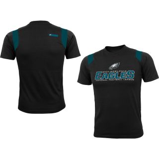 NFL Team Apparel Youth Philadelphia Eagles Wordmark Short Sleeve T Shirt   Size: