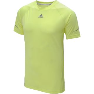 adidas Mens Climacool Run Short Sleeve T Shirt   Size: 2xl, Glow