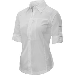 COLUMBIA Womens Silver Ridge Long Sleeve Shirt   Size: Small, White