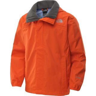 THE NORTH FACE Boys Resolve Rain Jacket   Size: Large, Red Orange