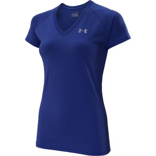 UNDER ARMOUR Womens UA Tech Short Sleeve V Neck T Shirt   Size: Large,