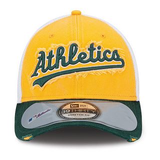 NEW ERA Mens Oakland Athletics 39THIRTY Clubhouse Cap   Size S/m, Yellow