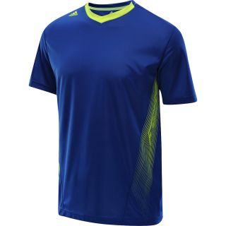 adidas Mens F50 Short Sleeve Soccer Jersey   Size: Small, Pride Ink/electricity
