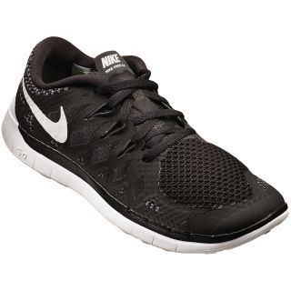 NIKE Boys Free Run+ 5.0 Running Shoes   Grade School   Size 6.5, Black/white