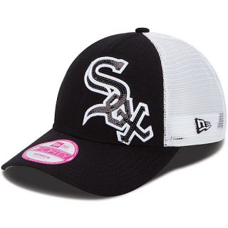 NEW ERA Womens Chicago White Sox Sequin Shimmer 9FORTY Adjustable Cap   Size