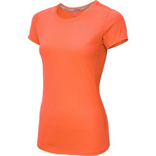 NIKE Womens Challenger Short Sleeve Running T Shirt   Size: Medium, Turf