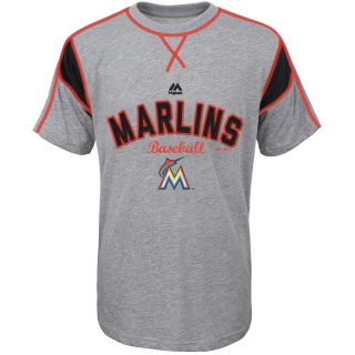 MAJESTIC ATHLETIC Youth Miami Marlins Short Stop Short Sleeve T Shirt   Size: