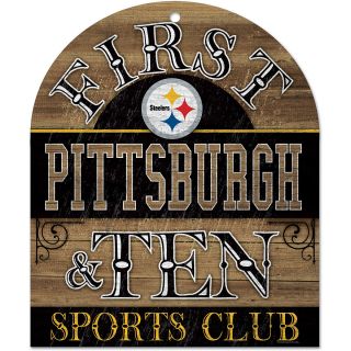 Wincraft Pittsburgh Steelers 10X11 Club Wood Sign (91181010)