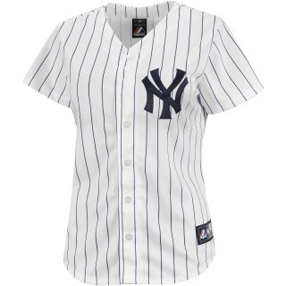 Majestic Athletic New York Yankees Womens Blank Replica Home Jersey   Size:
