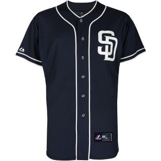 Majestic Athletic San Diego Padres Blank Replica Alternate Navy Jersey   Size: