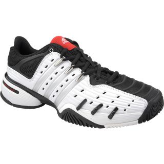 adidas Mens Barricade V Tennis Shoes   Size: 12, White/red/black