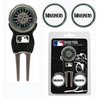 Team Golf MLB Seattle Mariners 3 Marker Signature Divot Tool Pack (637556974457)