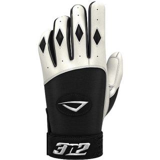 3N2 Batting Gloves Adult Pair Pack   Size: XS/Extra Small, White/black