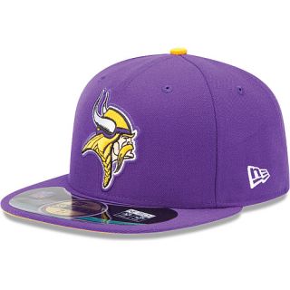 NEW ERA Mens Minnesota Vikings Official On Field 59FIFTY Fitted Cap   Size: 7,
