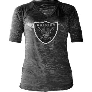 Touch By Alyssa Milano Womens Oakland Raiders Rhinestone Logo T Shirt   Size: