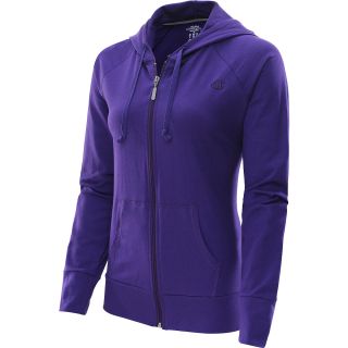 CHAMPION Womens Jersey Jacket   Size: Medium, Electric Purple