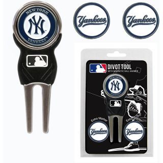 Team Golf MLB New York Yankees 3 Marker Signature Divot Tool Pack (637556968456)