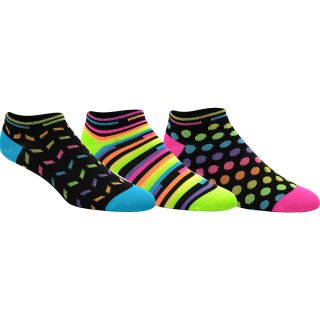 SOF SOLE Womens All Sport Lite No Show Socks   3 Pack   Size: Medium, Dot/dash
