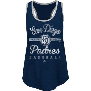 MAJESTIC ATHLETIC Womens San Diego Padres Authentic Tradition Tank Top   Size: