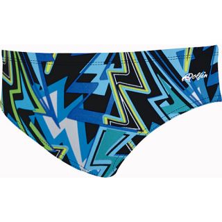Dolfin Winners Printed Racer Brief Mens   Size: 36, Xena Blue/green (7411L 517 