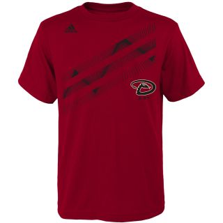 adidas Youth Arizona Diamondbacks Laser Field Short Sleeve T Shirt   Size: Xl