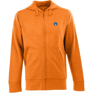 Antigua Mens Auburn Tigers Fleece Full Zip Hooded Sweatshirt   Size: Medium,
