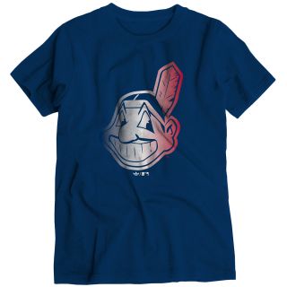 adidas Youth Cleveland Indians Super Soft Short Sleeve T Shirt   Size: Medium,