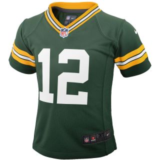 NIKE Youth Green Bay Packers Aaron Rodgers Game Jersey, Ages 4 7   Size: Medium