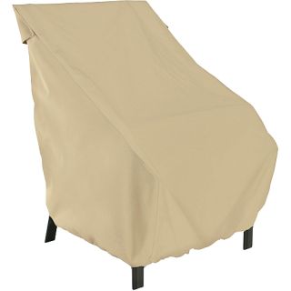 Classic Accessories Terrazzo Patio Chair Cover   Size: High Back, Tan (58932)