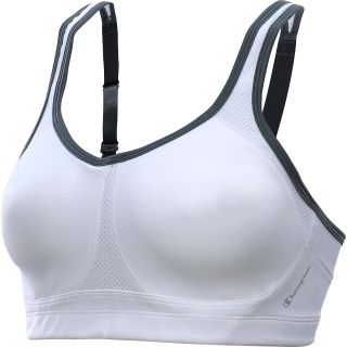 CHAMPION Womens Shape Too Underwire Sports Bra   Size 40d, White/grey