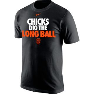 NIKE Mens San Francisco Giants Chicks Dig The Long Ball Short Sleeve T Shirt