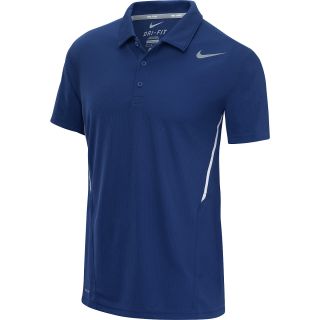 NIKE Mens Power UV Polo Shirt   Size: Large, Brave Blue/blue