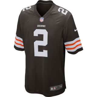 NIKE Mens Cleveland Browns Johnny Manziel Game Team Color Jersey   Size: Xl