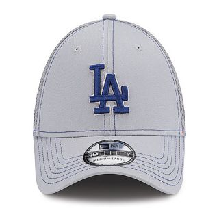 NEW ERA Mens Los Angeles Dodgers Gray Neo 39THIRTY Stretch Fit Cap   Size: S/m,