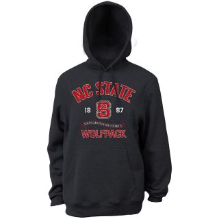 Classic Mens North Carolina State Wolfpack Hooded Sweatshirt   Black   Size: