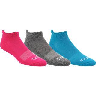 ASICS Womens Cushion Low Cut Socks   3 Pack   Size: Medium, Blue/grey