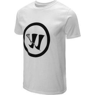 WARRIOR Mens Crease Logo Short Sleeve T Shirt   Size: Medium, White