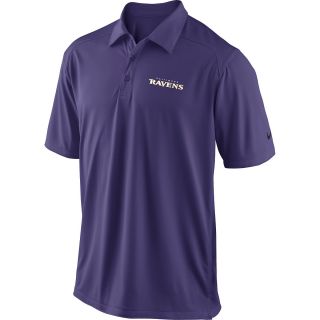 NIKE Mens Baltimore Ravens Dri FIT FB Coaches Polo   Size Small, Orchid/grey