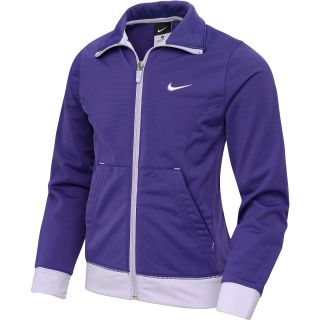 NIKE Girls Performance Knit Jacket   Size: Xl, Court Purple/violet