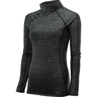 UNDER ARMOUR Womens ColdGear Cozy Shimmer Long Sleeve Mock Top   Size: Large,