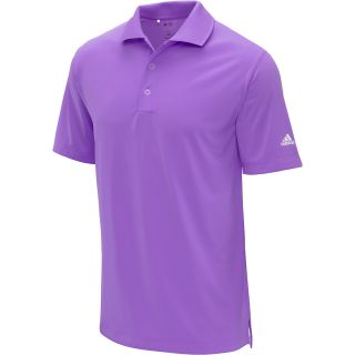 adidas Mens Solid Short Sleeve Golf Polo   Size: Xl, Vivid Purple