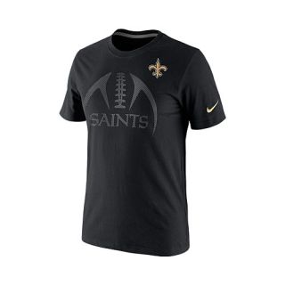 NIKE Mens New Orleans Saints Legend Football Icon T Shirt   Size: Small, Black