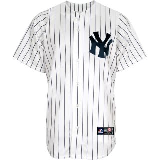 Majestic Mens New York Yankees Replica Captain 2 Home Jersey   Size: Medium,