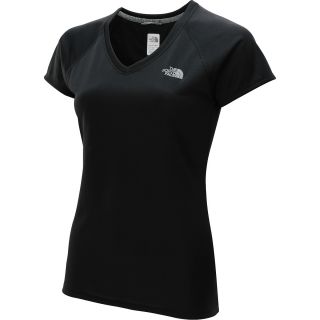 THE NORTH FACE Womens Reaxion Amp V Neck Short Sleeve T Shirt   Size Medium,