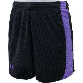 UNDER ARMOUR Womens Trophy Shorts   Size: Large, Black/pride