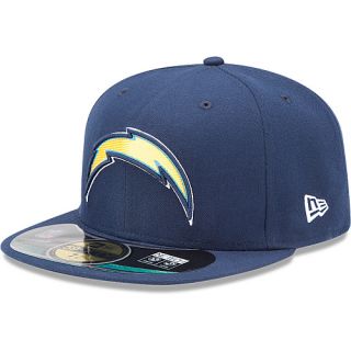 NEW ERA Mens San Diego Chargers Official On Field 59FIFTY Fitted Hat   Size 7.
