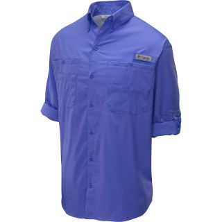 COLUMBIA Mens Tamiami II Long Sleeve Shirt   Size: Medium, Purple Lotus