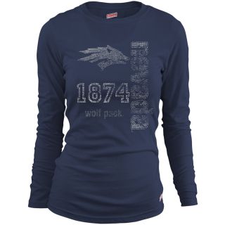 SOFFE Girls Nevada Wolf Pack Long Sleeve T Shirt   Navy   Size XL/Extra Large,